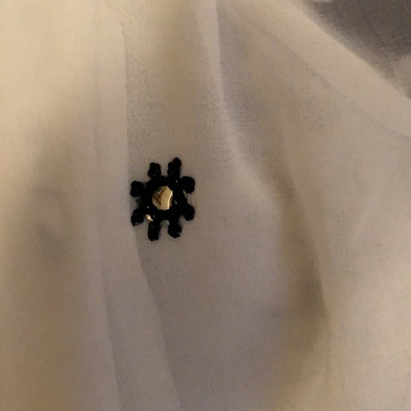 MORE by Lata wide rectangular embroidered, embellished wrap scarf - Picture 6 of 6